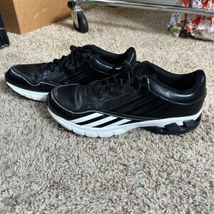 Adidas Falcon Low Vintage Trainers Mens Black White Shoes 14 G 48014 Adituff